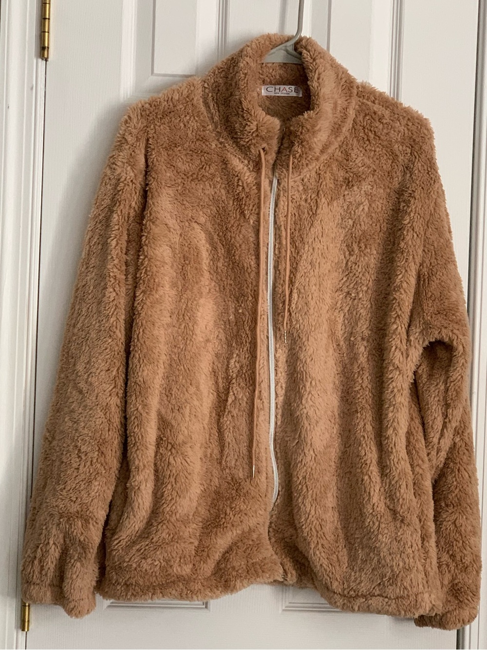 CHASE Women’s Long Sleeve Full Zipper Front Closure Teddy Bear Jacket
